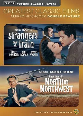 TCM Greatest Classic Films: Alfred Hitchcock - Strangers on a Train/North by Northwest (DVD, 2014, 2-Disc Set)