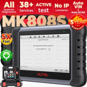 2024 Autel MaxiCOM MK808S Bidirectional Car Diagnostic Scanner Tool K Coding - Picture 1 of 11