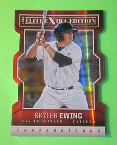 2014 Panini Elite Extra Edition Die-Cut #73 Skyler Ewing , Giants  81/200