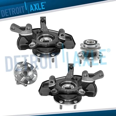 AWD Front Steering Knuckles Rear Wheel Bearing Hubs for Compass Patriot Caliber - Image 1 of 4