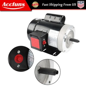1750RPM General Purpose Motor 56C Single Phase TEFC 60HZ Electric Motor 1/2HP - Picture 1 of 15