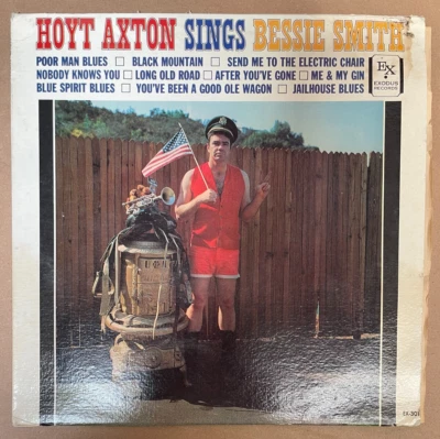 HOYT AXTON SINGS BESSIE SMITH 1965 1ST US EXODUS LABEL MONO EX/VG COUNTRY/BLUES - Image 1 of 2
