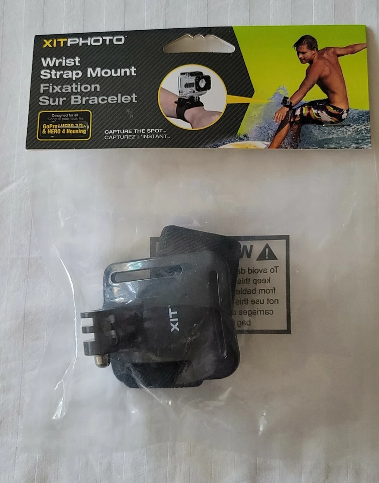 XIT Photo GoPro Wrist Strap Mount G5B Hero 3/3+ Hero 4 Housing G5B model XTGPWM - Image 1 of 2