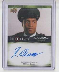 X-Files Ufos and Alien Edition Paranormal Autograph Trading Card Roger Cross