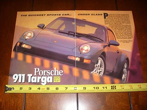 1996 PORSCHE 911 TARGA - ORIGINAL ARTICLE - Picture 1 of 3