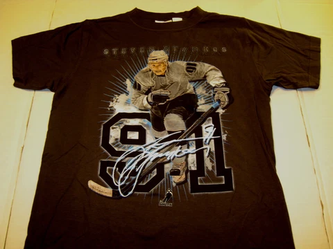 STEVEN STAMKOS Game Action Pose NHLPA Hockey Dark Gray T-Shirt New! NWT Youth LG Cover