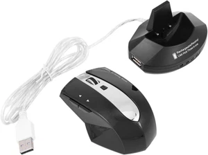 2.4Ghz Rechargeable Optical Mouse, Gaming Mouse Portable with Charging Dock Stan - Picture 1 of 10
