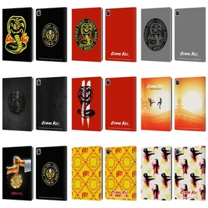 OFFICIAL COBRA KAI GRAPHICS LEATHER BOOK WALLET CASE COVER FOR APPLE iPAD - Picture 1 of 15