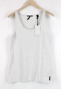MAISON SCOTCH Damen Top L ärmellos grau meliert Baumwolle leicht Rundhals * - Bild 1 von 7