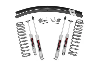 Rough Country 3" Lift Kit for 1984-2001 Jeep Cherokee XJ 2WD/4WD - 670N2 - Image 1 of 4