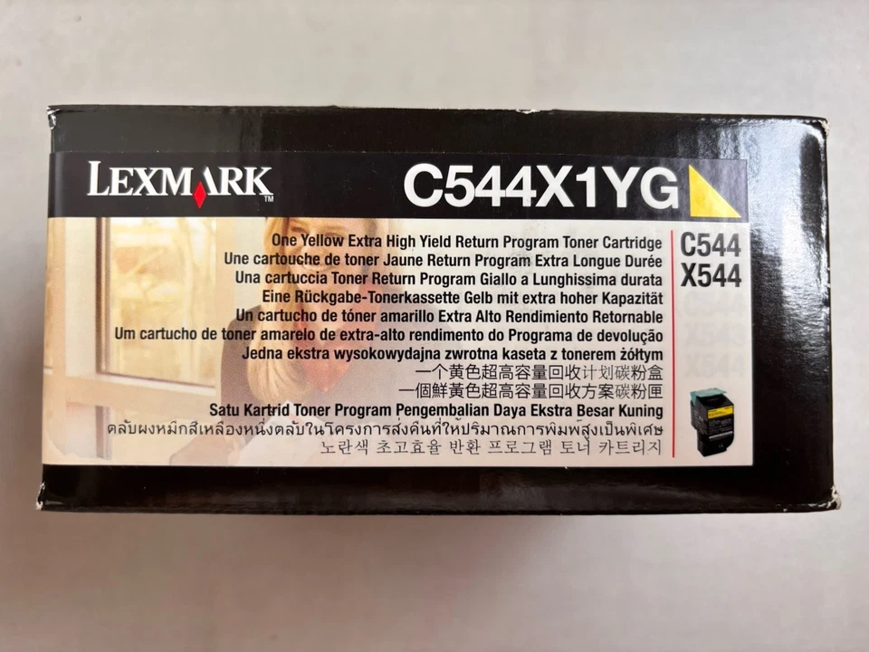 Lexmark Toner C544X1YG YELLOW / GELB für Lexmark C544, X544, OVP - Bild 1 von 1
