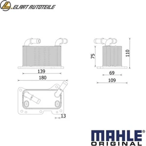 ÖLKÜHLER MOTORÖL CLC 323 000P FÜR VOLVO V90IIXC90IIV60IIXC60II D420T2 2.0L 4cyl - Picture 1 of 18
