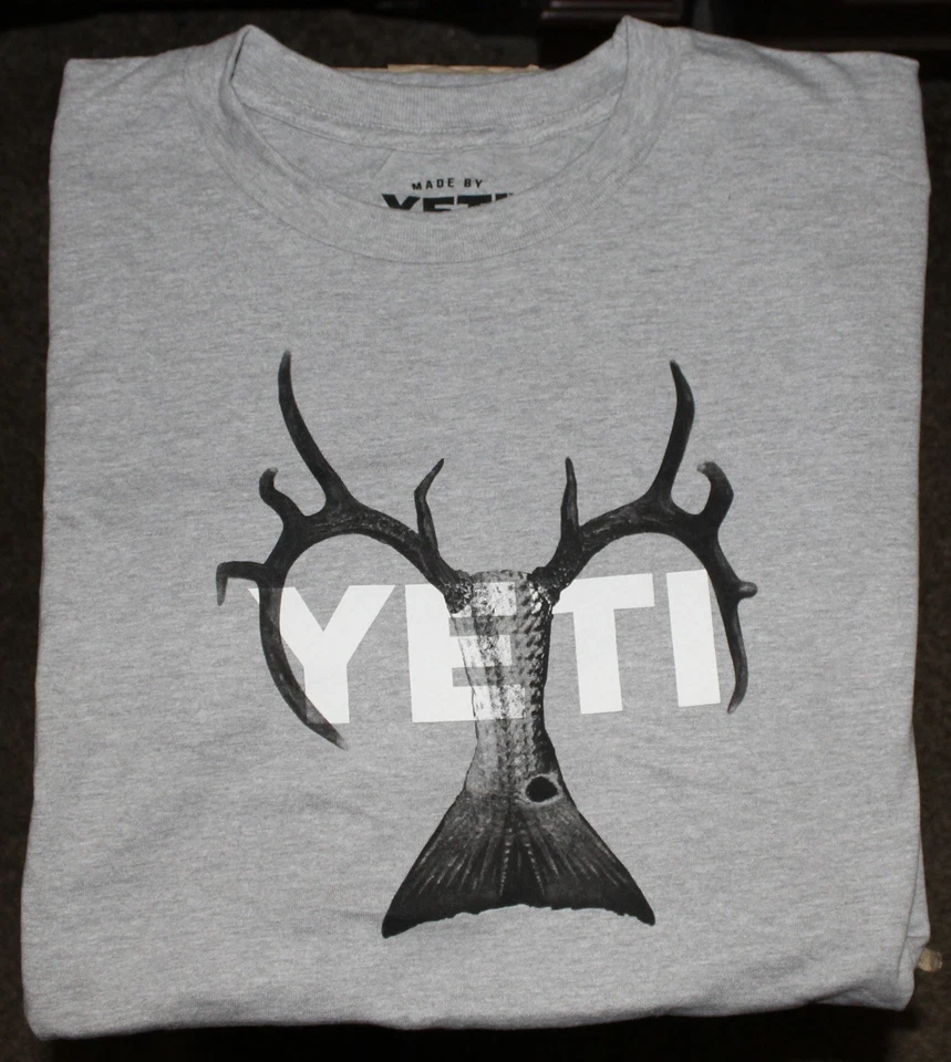Camiseta deportiva Yeti Coolers Deer Antlers para hombre talla XXXL totalmente nueva  Foto 1 de 1
