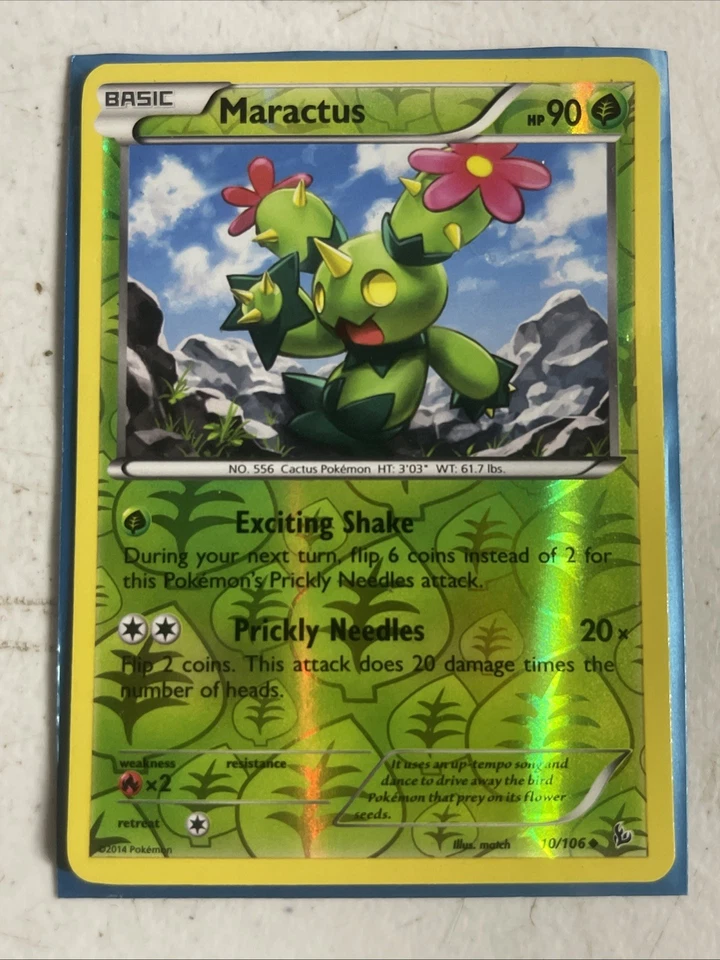 Maractus 10/106 Flashfire Reverse Holo Pokemon TCG - Image 1 of 2
