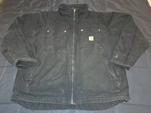 Carhartt Jacket Mens XL Jefferson Quick Duck Thinsulated Work Coat 101492 001  - Picture 1 of 17