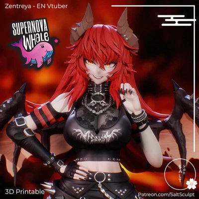 Zentreya - Vtuber | Painted Preorder / Unpainted Options - Image 1 of 4
