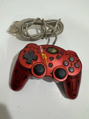 Dual Force 2 Pro Red Controller Playstation 2 PS2 Console #8222 - Image 1 of 4