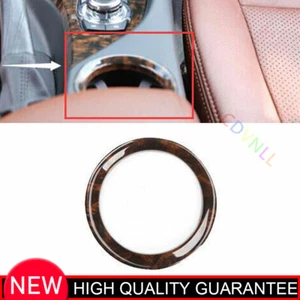 For BMW X1 E84 2010-2015 Agate Wood Grain Gear Water Cup Holder Ring Cover Trim - Picture 1 of 6