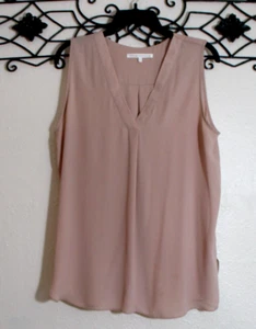 Violet & Claire Women's Top Size L Sleeveless Mauve V Neck - Picture 1 of 5