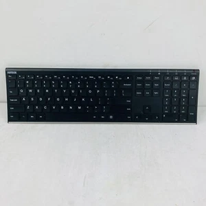 Arteck 2.4G Wireless Keyboard Stainless Steel Ultra Slim Full Size Keyboard - Picture 1 of 8