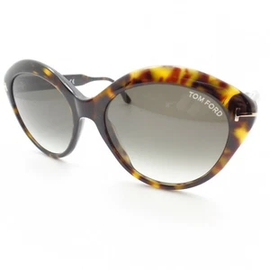 Tom Ford Maxine 763 52K Havana Brown New Authentic Sunglasses - Picture 1 of 4