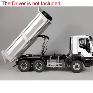 Rimorchio ribaltabile a 2 velocità 1/14 6x4 idraulico RC metallo dumper cambio - Foto 1 di 8