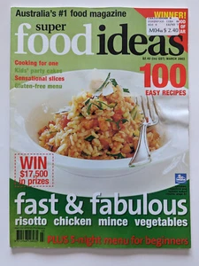 Super Food Ideas Magazine Issue 35 March 2003 GC Australia's No. 1 Food Magazine - Bild 1 von 4