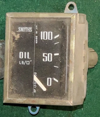 Original Smiths Oil Pressure Gauge for MGB MGBGT 1968-71 - Image 1 of 4