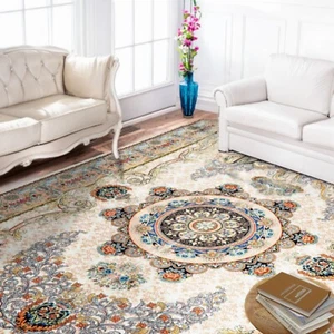 Retro Floral Rug: Anti-Slip, Wear-Resistant for Your Home - Picture 1 of 22