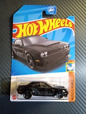 Hot Wheels Muscle Mania (6/10) '18 Dodge Challenger SRT Demon - Black - Image 1 of 3