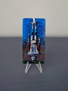 DETROIT LIONS SANTA AMON RA ST BROWN HEADSTAND INSPIRED METAL CHRISTMAS ORNAMENT - Picture 1 of 2