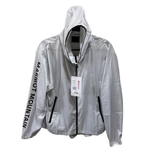 Marmot NWT Womens Size M Glacier Grey Brooklyn Air Jacket Windbreaker Hooded - Picture 1 of 9