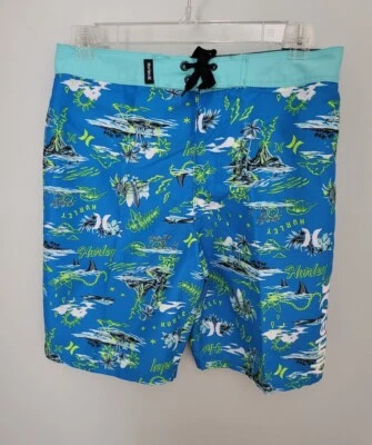 Hurley Boys Pull On Swim Board Trunks Shorts Size 14 - Image 1 of 4