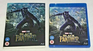 BLACK PANTHER : Marvel Studios BLU RAY + SLIP Cover Set In Vgc (FREE UK P&P) - Picture 1 of 4