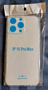 Case for iPhone 16 Pro Max  Slim, Shockproof, Scratch-Resistant Protection Clear - Picture 1 of 2