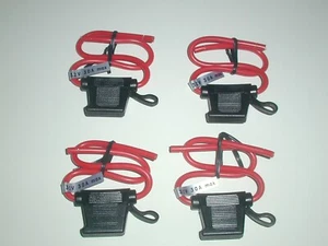 Lot of 4 Radioshack 30A 12/24VDC Mini Blade In Line Fuse Holders 270-1237 - Picture 1 of 4