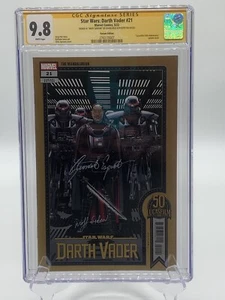 STAR WARS DARTH VADER #21 CGC SS 9.8 SIGNED GIANCARLO ESPOSITO "MOFF GIDEON" - Picture 1 of 4
