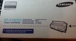 Geniune Samsung Black Toner Cartridge SF-5100D3 SF-5100/SF-5100PI/SF-530/SF-531P - Bild 1 von 1