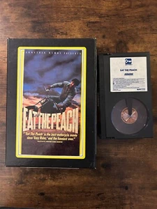 Eat The Peach - Beta Betamax Tape (1986) Not VHS Erol's Video Cutbox Rare - Picture 1 of 6