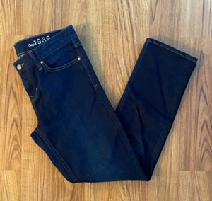 GAP Real Straight Women's Dark Blue Jeans - Size: 29S - Picture 1 of 6