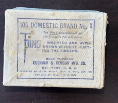 100 piezas alfileres en T de 2 pulgadas de acero inoxidable de 1904 Nueva York Foto 1 de 4