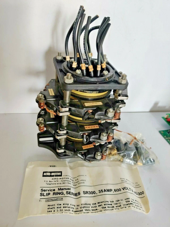Aero-Motive Slip Ring Assembly Series SR300 35Amp 600V & AG300 - Model SR310 - Image 1 of 4