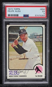 1973 Topps High # Felipe Alou #650 PSA 5