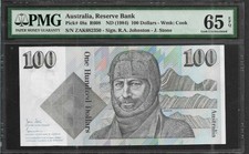Australia 1984 (ND) $100 Pick 48a  PMG 65 EPQ