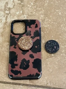 Iphone 12 Pro Max Otterbox Case - Spot On/Leopard With 2 Pops - Picture 1 of 10