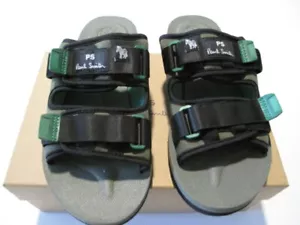 NIB AUTHENTIC PAUL SMITH MENS SHOE SIZE US9 UK8 MICAH SANDAL KHAKI MSRP $195 - Picture 1 of 6