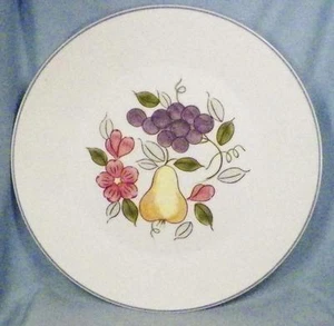 Shibui Bouquet Dinner Plate Cera Stone 4504-H Fruit Flowers Dinnerware Japan - Picture 1 of 5