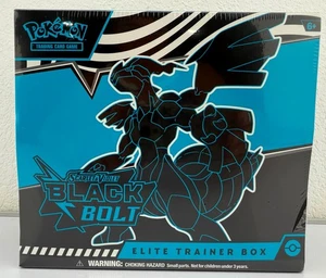 Pokemon Juego de Cartas Coleccionables Escarlata y Violeta: Black Bolt - Caja Entrenador Elite ETB - Nuevo y SELLADO - Imagen 1 de 6