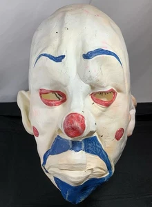 Batman The Dark Knight JOKER Clown Bank Robber Adult Halloween Mask Rubies 2008 - Picture 1 of 7