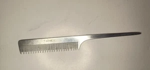 Taney Metal Rat Tail Vintage Teasing Aluminum Comb Hong Hong 2800 - Picture 1 of 4